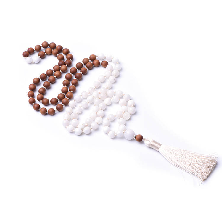 MOONLIGHT - Mondstein Mala Kette