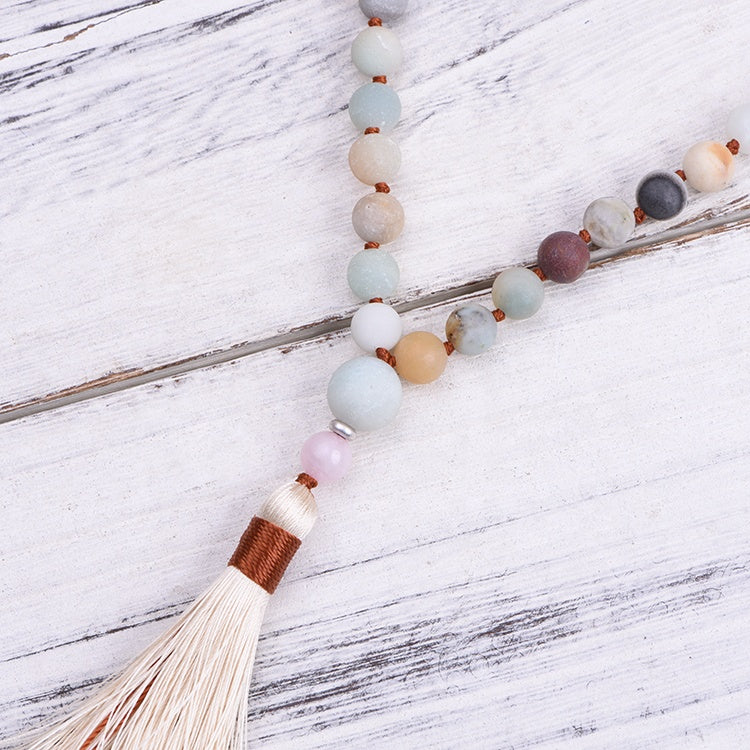 HAPPINESS - Amazonit Mala Kette