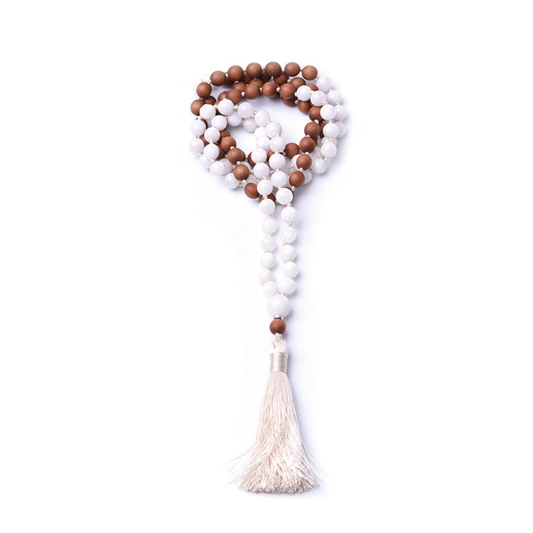 MOONLIGHT - Mondstein Mala Kette