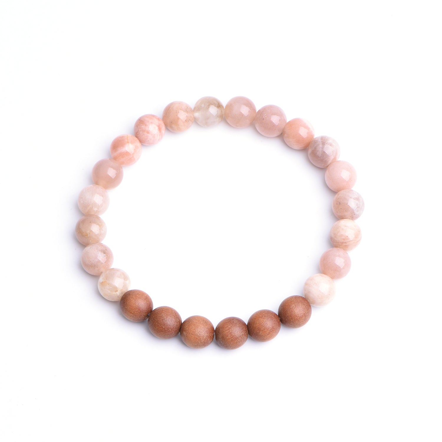 SUNSHINE - Sonnenstein & Sandelholz Armband