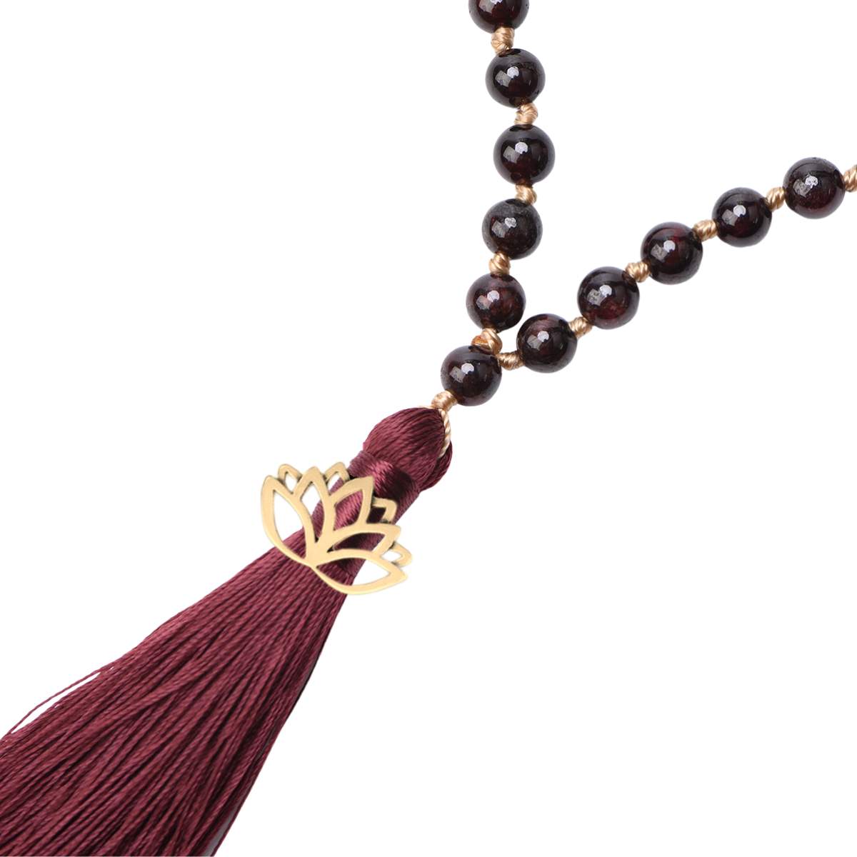 INNER SUN - Citrin, Granat & Achat Mala Kette