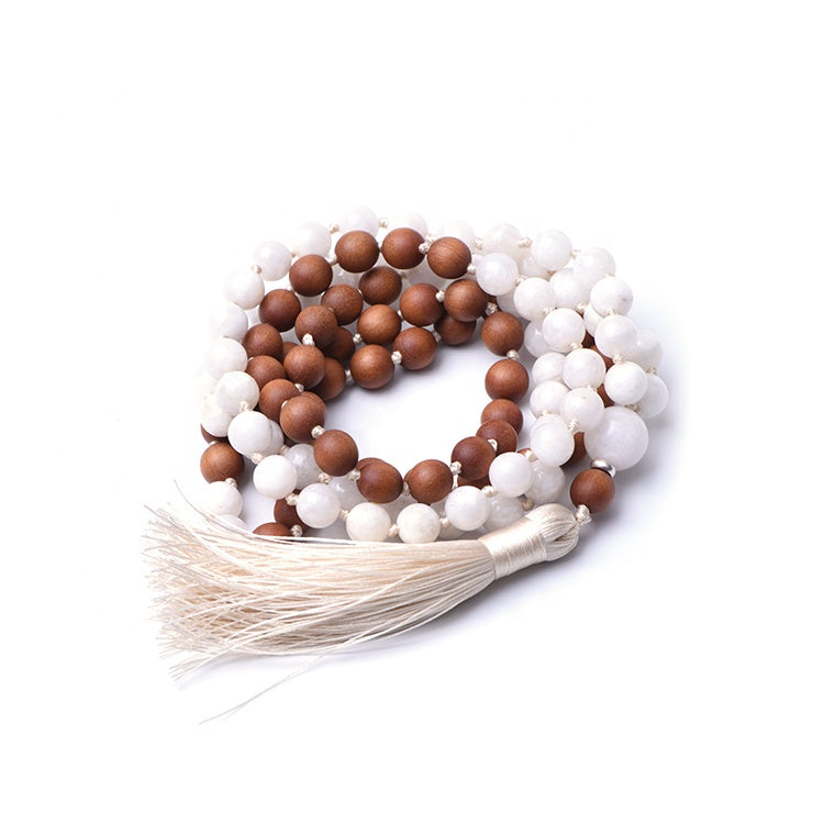 MOONLIGHT - Mondstein Mala Kette