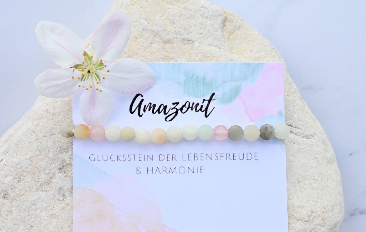 JOYFUL - Amazonit & Rosenquarz Bracelet