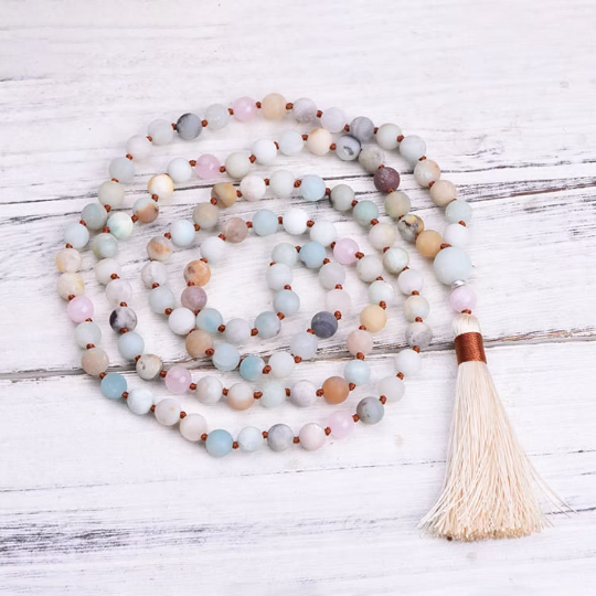 HAPPINESS  - Amazonit Mala Kette